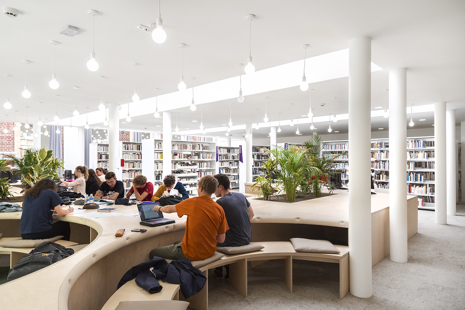 Saint-Quentin Bibliotek, Frankrig