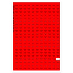 E226020 - 2 lignes, max 2 x 8 caractères (police : Arial 8)