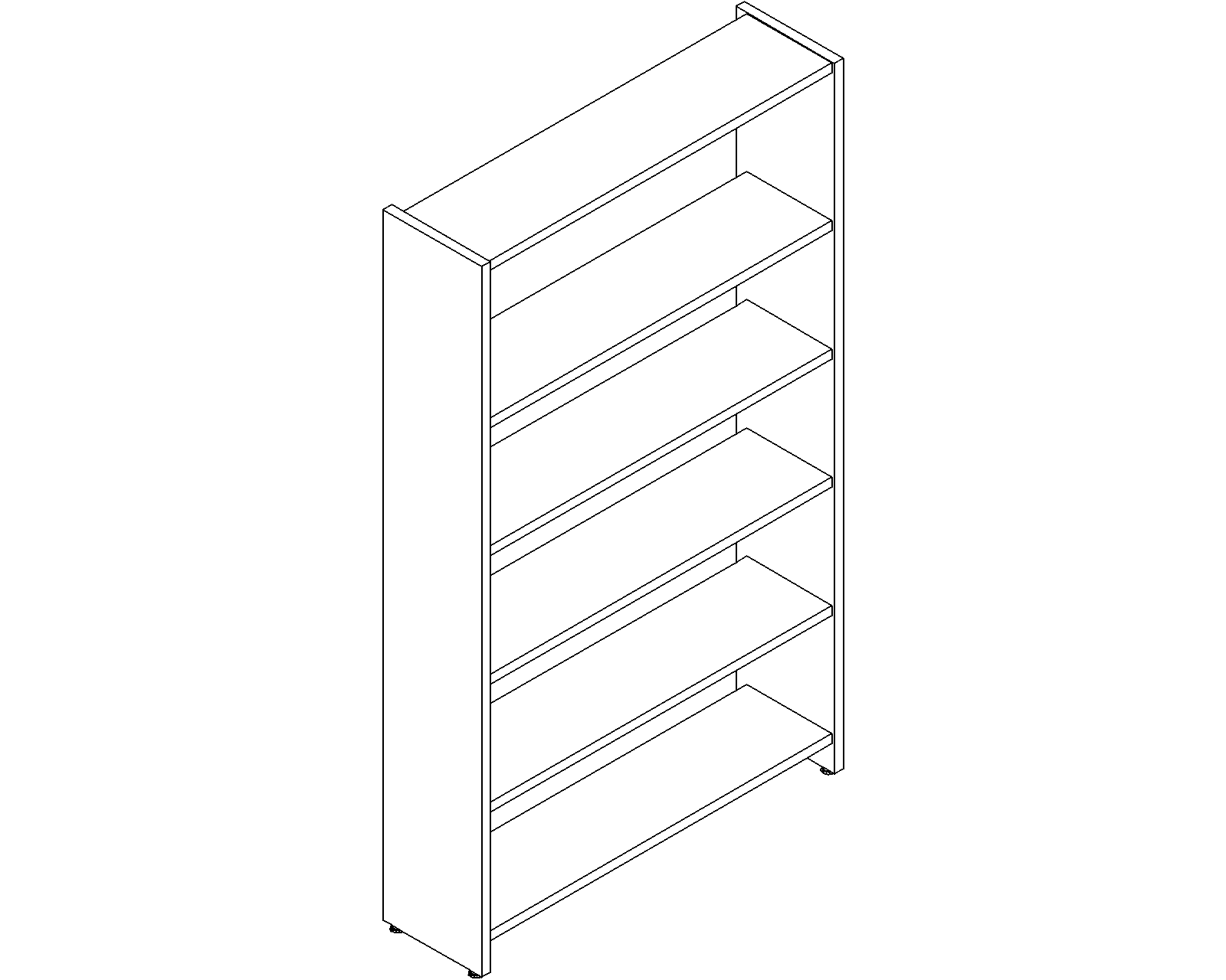 Lingo starter - single-sided - H1820 - D250 - W1000 - 3D.dwg