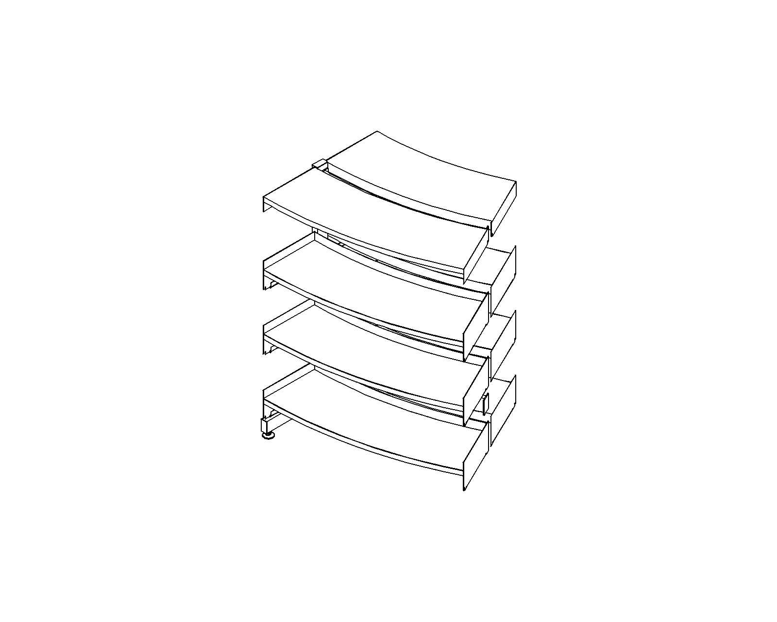 6030 Round add-on - 26˚ - H1220 - 3D.dwg